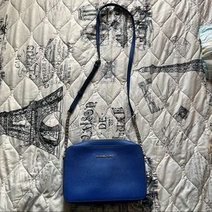 Michael Kors Royal Blue Crossbody bag. (Used). Open to Offers.